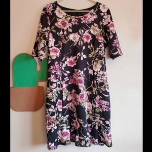 Smashed Lemon Floral Dress Size 16 XL